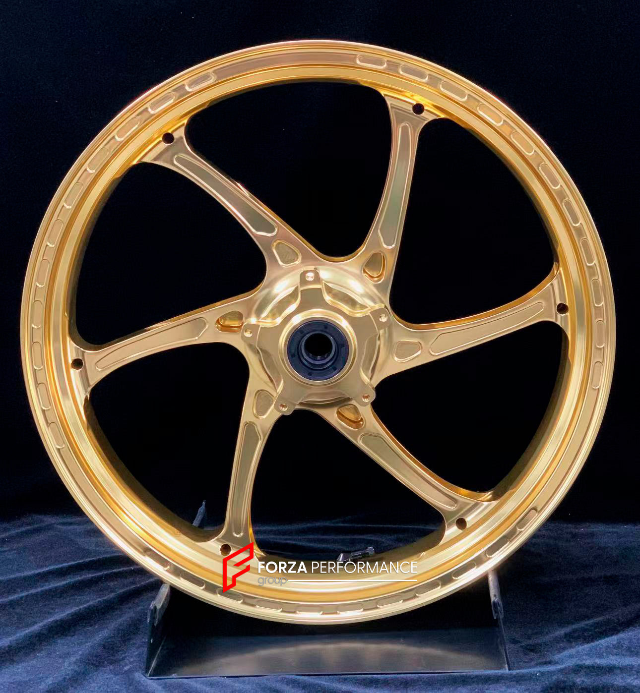 We manufacture premium quality forged motorcycle wheels rims for HONDA CB1300SP in any design, size, color.

Wheel sizes (motorcycle spec):

Front: 3.5 x 17

Rear: 5.5 x 17

Weight:

Front: 3.85 kg (8.49 lbs)

Rear: 4.95 kg (10.91 lbs)


Finishing: Gloss Gold

Forza Performance Group engineers and manufactures each forged motorcycle wheel individually per order. This ensures precise fitment, uncompromised strength, and unique styling. Whether for racing, touring, or daily use — our wheels are built for both