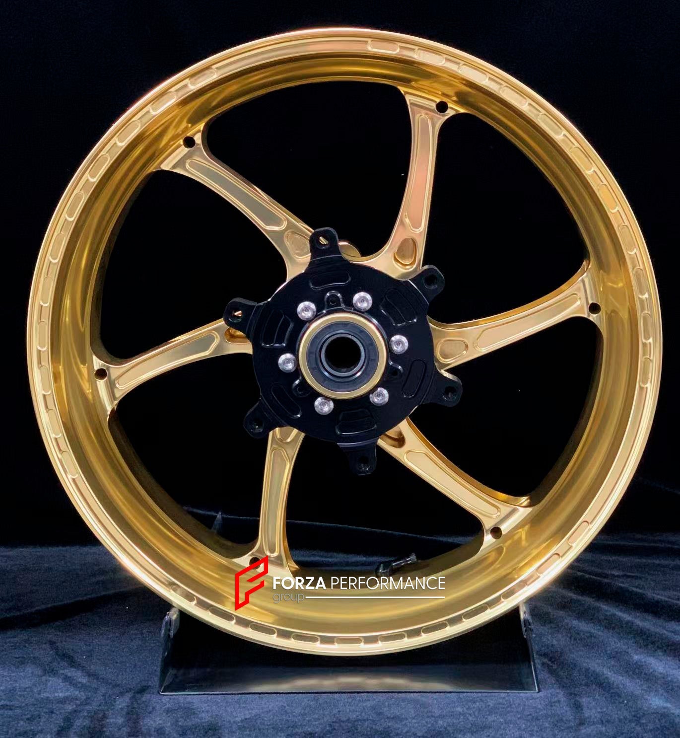 We manufacture premium quality forged motorcycle wheels rims for HONDA CB1300SP in any design, size, color.

Wheel sizes (motorcycle spec):

Front: 3.5 x 17

Rear: 5.5 x 17

Weight:

Front: 3.85 kg (8.49 lbs)

Rear: 4.95 kg (10.91 lbs)


Finishing: Gloss Gold

Forza Performance Group engineers and manufactures each forged motorcycle wheel individually per order. This ensures precise fitment, uncompromised strength, and unique styling. Whether for racing, touring, or daily use — our wheels are built for both