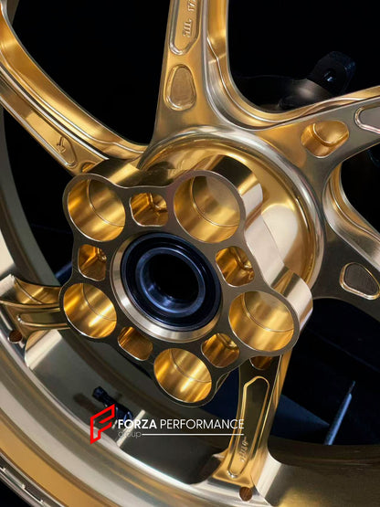 We manufacture premium quality forged motorcycle wheels rims for HONDA CB1300SP in any design, size, color.

Wheel sizes (motorcycle spec):

Front: 3.5 x 17

Rear: 5.5 x 17

Weight:

Front: 3.85 kg (8.49 lbs)

Rear: 4.95 kg (10.91 lbs)


Finishing: Gloss Gold

Forza Performance Group engineers and manufactures each forged motorcycle wheel individually per order. This ensures precise fitment, uncompromised strength, and unique styling. Whether for racing, touring, or daily use — our wheels are built for both