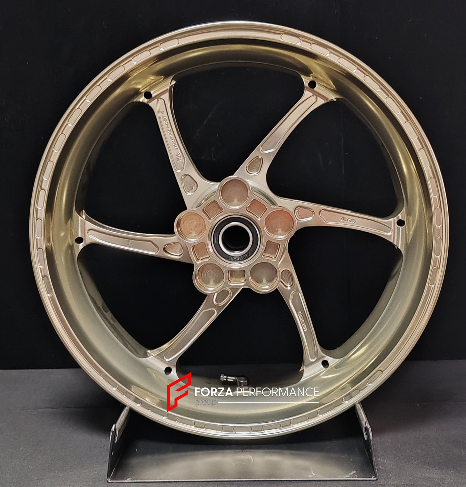 We manufacture premium quality forged motorcycle wheels rims for HONDA CBR1000RRR in any design, size, color.

Wheel sizes (motorcycle spec):

Front: 3.5 x 17

Rear: 6 x 17

Weight:

Front: 3.5 kg (7.72 lbs)

Rear: 4.5 kg (9.92 lbs)


Finishing: Gloss Bronze

Forza Performance Group engineers and manufactures each forged motorcycle wheel individually per order. This ensures precise fitment, uncompromised strength, and unique styling. Whether for racing, touring, or daily use — our wheels are built for both 