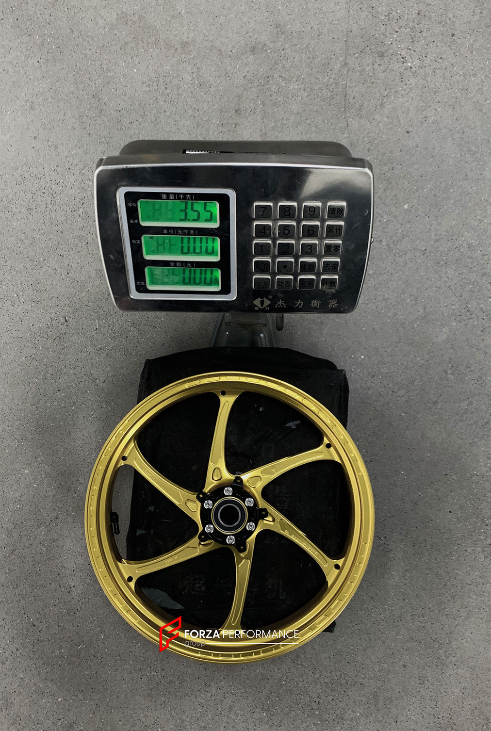 We manufacture premium quality forged motorcycle wheels rims for HONDA CBR1000RRR in any design, size, color.

Wheel sizes (motorcycle spec):

Front: 3.5 x 17

Rear: 6 x 17

Weight:

Front: 3.55 kg (7.83 lbs)

Rear: 4.55 kg (10.03 lbs)

Finishing: Satin Gold

Forza Performance Group engineers and manufactures each forged motorcycle wheel individually per order. This ensures precise fitment, uncompromised strength, and unique styling. Whether for racing, touring, or daily use — our wheels are built for both 