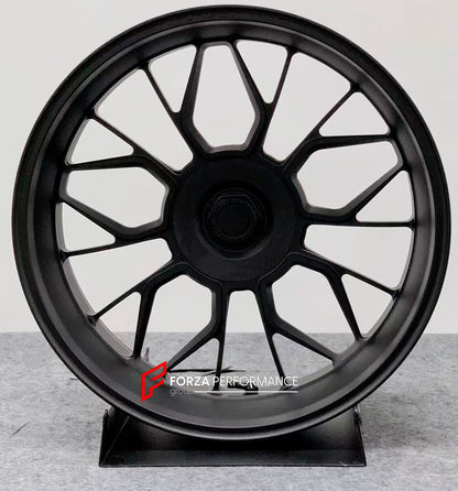 We manufacture premium quality forged motorcycle wheels rims for BMW R NINET PURE SPORT RACER in any design, size, color.

Wheel sizes (motorcycle spec):

Front: 3.5 x 17

Rear: 5.5 x 17

Weight:

Front: 4.3 kg (9.48 lbs)

Rear: 4.65 kg (10.25 lbs)


Finishing: Matt Black

Forza Performance Group engineers and manufactures each forged motorcycle wheel individually per order. This ensures precise fitment, uncompromised strength, and unique styling. Whether for racing, touring, or daily use — our wheels are b