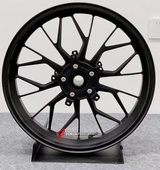 We manufacture premium quality forged motorcycle wheels rims for BMW R NINET PURE SPORT RACER in any design, size, color.

Wheel sizes (motorcycle spec):

Front: 3.5 x 17

Rear: 5.5 x 17

Weight:

Front: 4.3 kg (9.48 lbs)

Rear: 4.65 kg (10.25 lbs)


Finishing: Matt Black

Forza Performance Group engineers and manufactures each forged motorcycle wheel individually per order. This ensures precise fitment, uncompromised strength, and unique styling. Whether for racing, touring, or daily use — our wheels are b