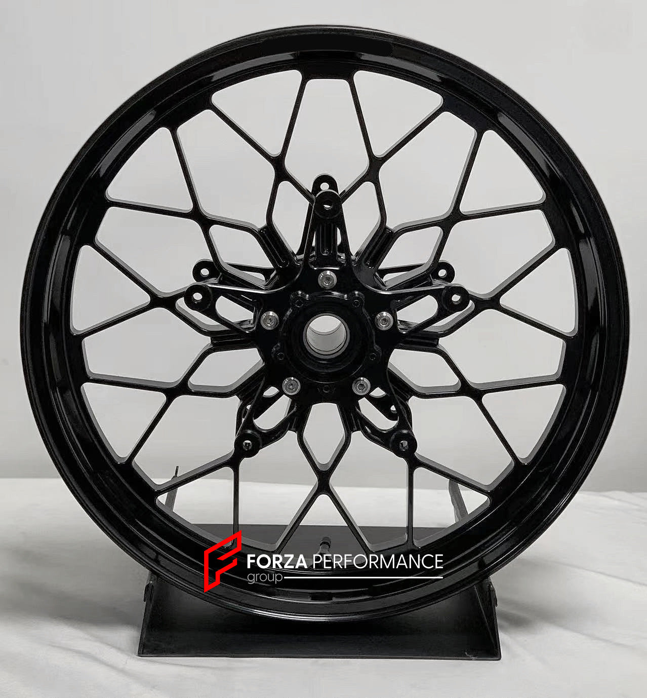 We manufacture premium quality forged motorcycle wheels rims for BMW R 1250 RT in any design, size, color.

Wheel sizes (motorcycle spec):

Front: 3.5 x 17

Rear: 5.5 x 17

Weight:

Front: 4.7 kg (10.36 lbs)

Rear: 4.55 kg (10.03 lbs)


Finishing: Satin Black

Forza Performance Group engineers and manufactures each forged motorcycle wheel individually per order. This ensures precise fitment, uncompromised strength, and unique styling. Whether for racing, touring, or daily use — our wheels are built for both