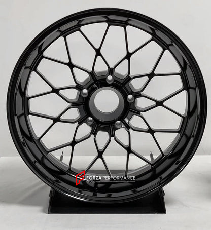 We manufacture premium quality forged motorcycle wheels rims for BMW R 1250 RT in any design, size, color.

Wheel sizes (motorcycle spec):

Front: 3.5 x 17

Rear: 5.5 x 17

Weight:

Front: 4.7 kg (10.36 lbs)

Rear: 4.55 kg (10.03 lbs)


Finishing: Satin Black

Forza Performance Group engineers and manufactures each forged motorcycle wheel individually per order. This ensures precise fitment, uncompromised strength, and unique styling. Whether for racing, touring, or daily use — our wheels are built for both