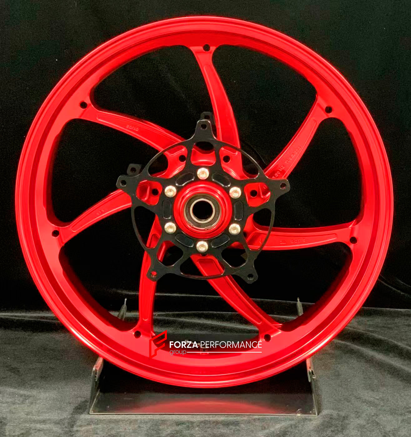 We manufacture premium quality forged motorcycle wheels rims for S1000RR M1000RR in any design, size, color.

Wheel sizes (motorcycle spec):

Front: 3.5 x 17

Rear: 6 x 17

Weight:

Front: 4.4 kg (9.59 lbs)

Rear: 4.85 kg (10.69lbs)

Finishing: Gloss Red

Forza Performance Group engineers and manufactures each forged motorcycle wheel individually per order. This ensures precise fitment, uncompromised strength, and unique styling. Whether for racing, touring, or daily use — our wheels are built for both perf