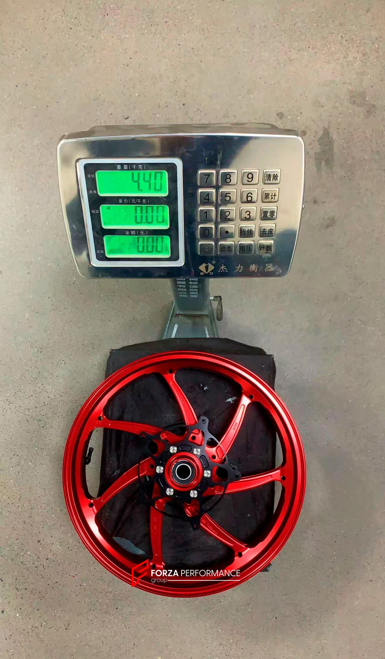 We manufacture premium quality forged motorcycle wheels rims for S1000RR M1000RR in any design, size, color.

Wheel sizes (motorcycle spec):

Front: 3.5 x 17

Rear: 6 x 17

Weight:

Front: 4.4 kg (9.59 lbs)

Rear: 4.85 kg (10.69lbs)

Finishing: Gloss Red

Forza Performance Group engineers and manufactures each forged motorcycle wheel individually per order. This ensures precise fitment, uncompromised strength, and unique styling. Whether for racing, touring, or daily use — our wheels are built for both perf