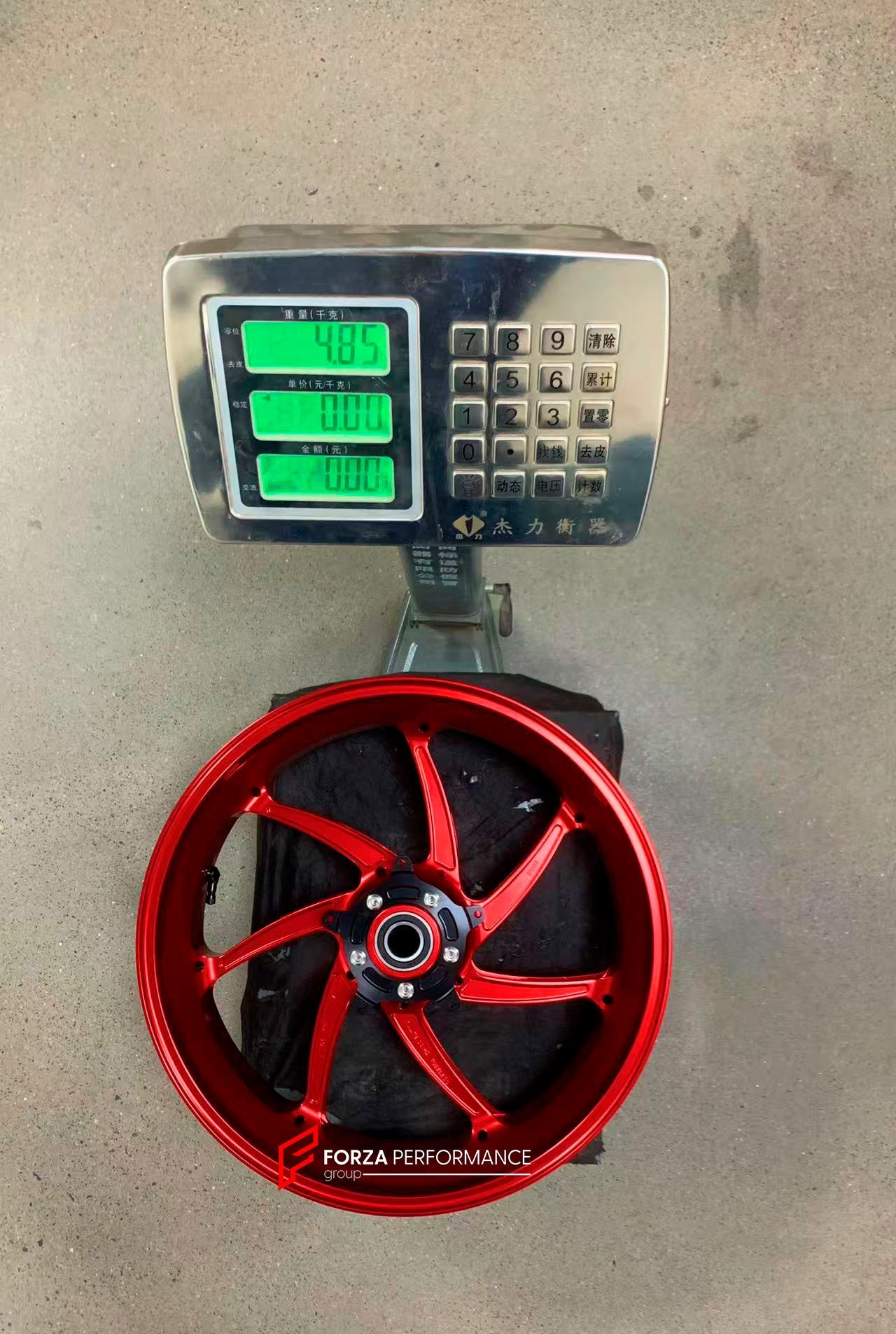 We manufacture premium quality forged motorcycle wheels rims for S1000RR M1000RR in any design, size, color.

Wheel sizes (motorcycle spec):

Front: 3.5 x 17

Rear: 6 x 17

Weight:

Front: 4.4 kg (9.59 lbs)

Rear: 4.85 kg (10.69lbs)

Finishing: Gloss Red

Forza Performance Group engineers and manufactures each forged motorcycle wheel individually per order. This ensures precise fitment, uncompromised strength, and unique styling. Whether for racing, touring, or daily use — our wheels are built for both perf