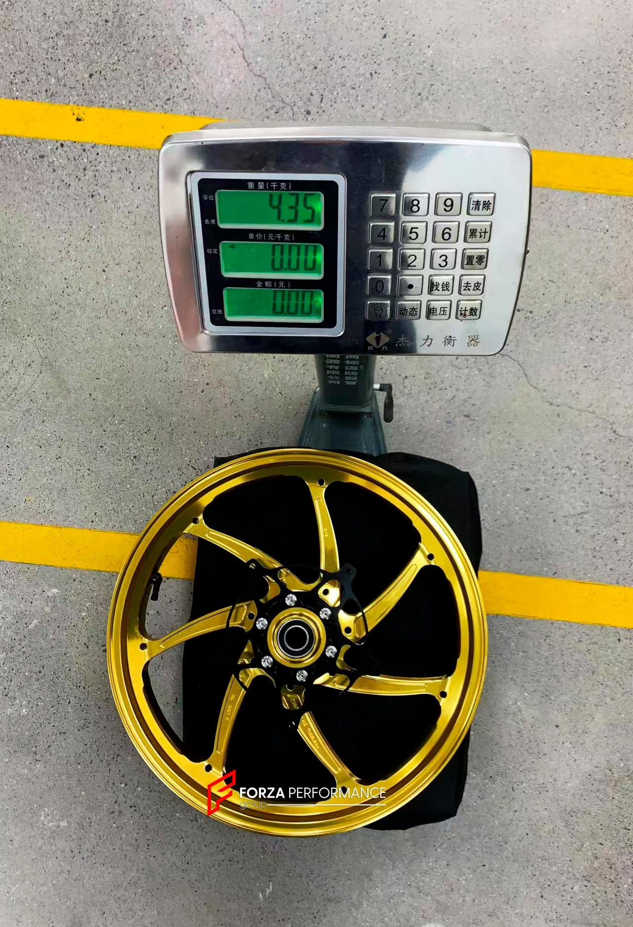 We manufacture premium quality forged motorcycle wheels rims for S1000RR M1000RR in any design, size, color.

Wheel sizes (motorcycle spec):

Front: 3.5 x 17

Rear: 6 x 17

Weight:

Front: 4.35 kg (9.59 lbs)

Rear: 4.85 kg (10.69 lbs)

Finishing: Gloss Gold

Forza Performance Group engineers and manufactures each forged motorcycle wheel individually per order. This ensures precise fitment, uncompromised strength, and unique styling. Whether for racing, touring, or daily use — our wheels are built for both p