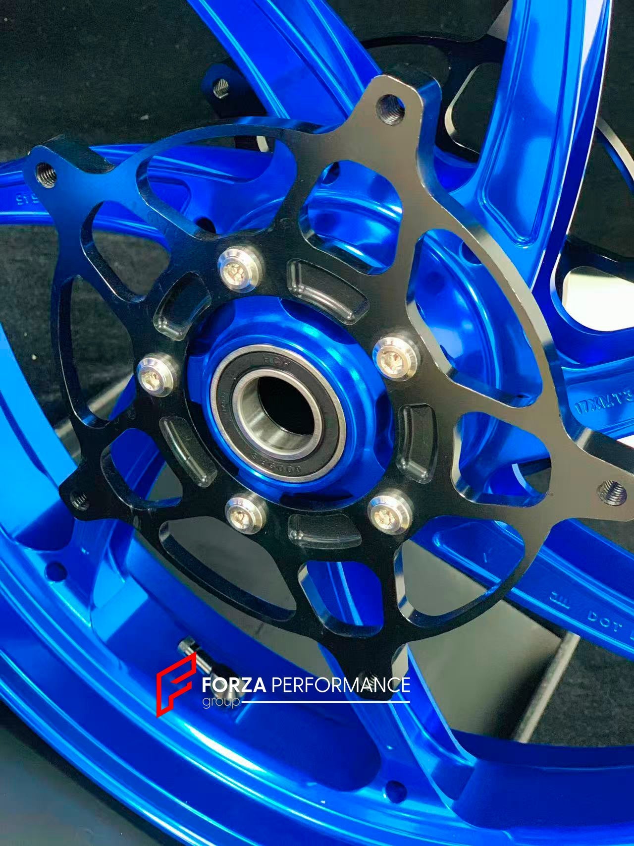 We manufacture premium quality forged motorcycle wheels rims for S1000RR M1000RR in any design, size, color.

Wheel sizes (motorcycle spec):

Front: 3.5 x 17

Rear: 6 x 17

Weight:

Front: 4.2 kg (9.26 lbs)

Rear: 4.4 kg (9.7 lbs)


Finishing: Gloss Blue

Forza Performance Group engineers and manufactures each forged motorcycle wheel individually per order. This ensures precise fitment, uncompromised strength, and unique styling. Whether for racing, touring, or daily use — our wheels are built for both perf