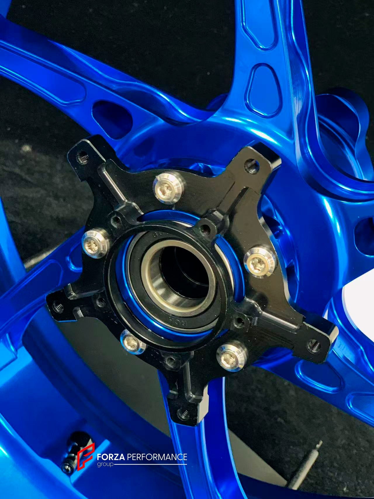 We manufacture premium quality forged motorcycle wheels rims for S1000RR M1000RR in any design, size, color.

Wheel sizes (motorcycle spec):

Front: 3.5 x 17

Rear: 6 x 17

Weight:

Front: 3.25 kg (7.16 lbs)

Rear: 4.35 kg (9.59 lbs)


Finishing: Gloss Blue

Forza Performance Group engineers and manufactures each forged motorcycle wheel individually per order. This ensures precise fitment, uncompromised strength, and unique styling. Whether for racing, touring, or daily use — our wheels are built for both p