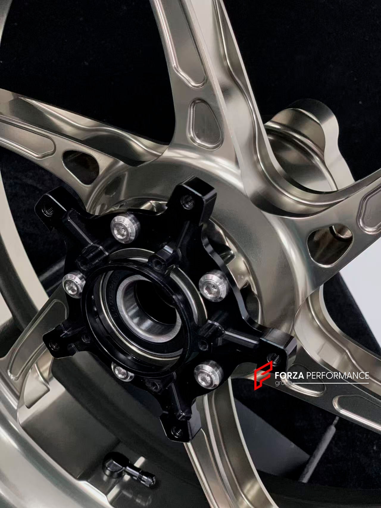 We manufacture premium quality forged motorcycle wheels rims for S1000RR M1000RR in any design, size, color.

Wheel sizes (motorcycle spec):

Front: 3.5 x 17

Rear: 6 x 17

Weight:

Front: 3.75 kg (7.16 lbs)

Rear: 4.4 kg (9.59 lbs)


Finishing: Satin Blonze

Forza Performance Group engineers and manufactures each forged motorcycle wheel individually per order. This ensures precise fitment, uncompromised strength, and unique styling. Whether for racing, touring, or daily use — our wheels are built for both 