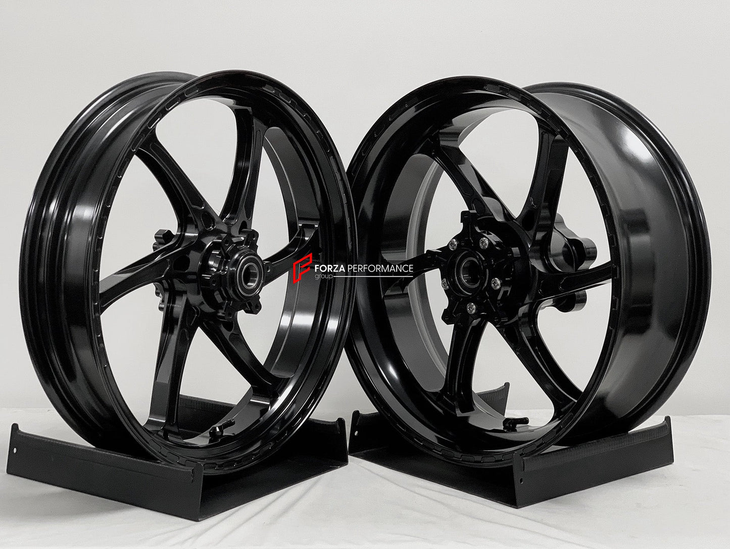 We manufacture premium quality forged motorcycle wheels rims for S1000RR M1000RR in any design, size, color.

Wheel sizes (motorcycle spec):

Front: 3.5 x 17

Rear: 6 x 17

Weight:

Front: 3.25 kg (7.16 lbs)

Rear: 4.5 kg (9.92 lbs)


Finishing: Satin Black

Forza Performance Group engineers and manufactures each forged motorcycle wheel individually per order. This ensures precise fitment, uncompromised strength, and unique styling. Whether for racing, touring, or daily use — our wheels are built for both p