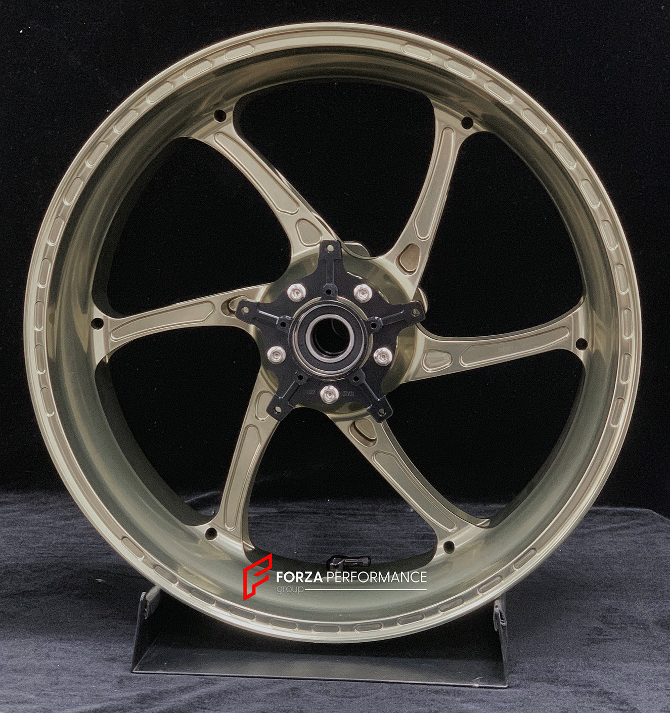 We manufacture premium quality forged motorcycle wheels rims for S1000RR M1000RR in any design, size, color.

Wheel sizes (motorcycle spec):

Front: 3.5 x 17

Rear: 6 x 17

Weight:

Front: 3.25 kg (7.16 lbs)

Rear: 4.4 kg (9.7 lbs)


Finishing: Satin Bronze

Forza Performance Group engineers and manufactures each forged motorcycle wheel individually per order. This ensures precise fitment, uncompromised strength, and unique styling. Whether for racing, touring, or daily use — our wheels are built for both p