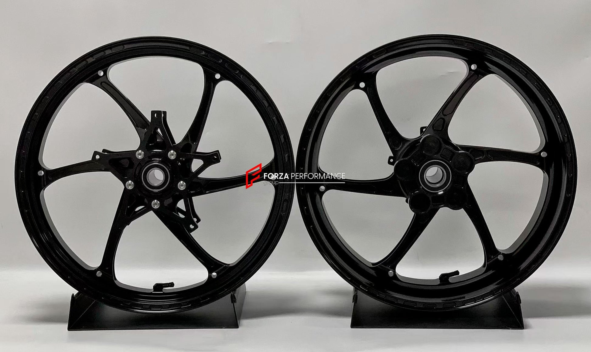 We manufacture premium quality forged motorcycle wheels rims for S1000RR M1000RR in any design, size, color.

Wheel sizes (motorcycle spec):

Front: 3.5 x 17

Rear: 6 x 17

Weight:

Front: 3.7 kg (8.16 lbs)

Rear: 4.4 kg (9.7 lbs)


Finishing: Satin Black

Forza Performance Group engineers and manufactures each forged motorcycle wheel individually per order. This ensures precise fitment, uncompromised strength, and unique styling. Whether for racing, touring, or daily use — our wheels are built for both per