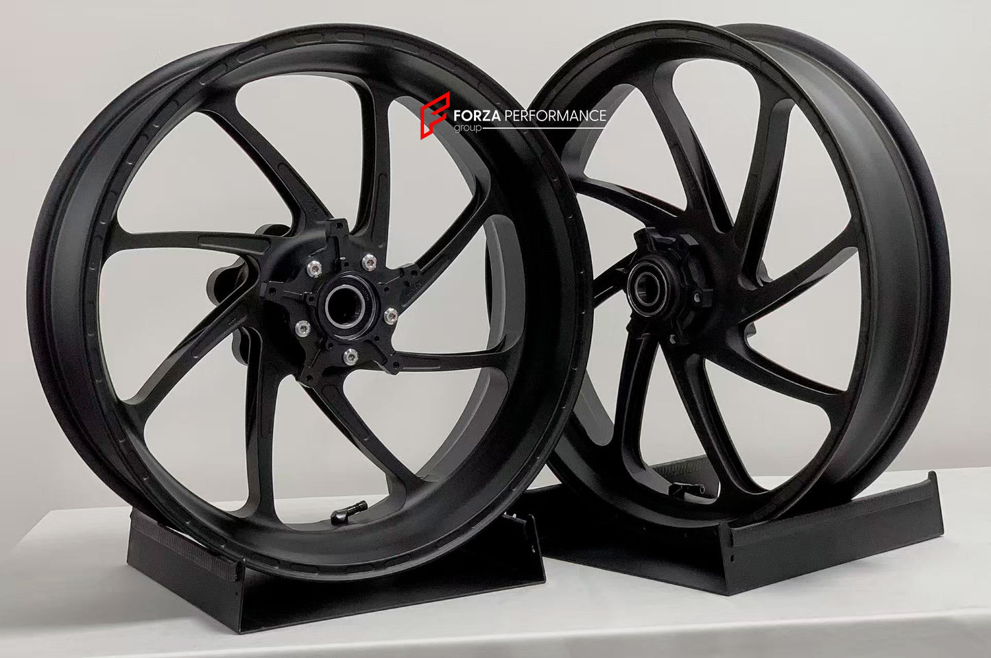 We manufacture premium quality forged motorcycle wheels rims for BMW S1000RR M1000RR in any design, size, color.

Wheel sizes (motorcycle spec):

Front: 3.5 x 17

Rear: 6 x 17

Weight:

Front: 3.35 kg (7.38 lbs)

Rear: 4.25 kg (9.37 lbs)


Finishing: Matt Black

Forza Performance Group engineers and manufactures each forged motorcycle wheel individually per order. This ensures precise fitment, uncompromised strength, and unique styling. Whether for racing, touring, or daily use — our wheels are built for bo