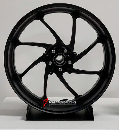 We manufacture premium quality forged motorcycle wheels rims for BMW S1000RR M1000RR in any design, size, color.

Wheel sizes (motorcycle spec):

Front: 3.5 x 17

Rear: 6 x 17

Weight:

Front: 3.35 kg (7.38 lbs)

Rear: 4.25 kg (9.37 lbs)


Finishing: Matt Black

Forza Performance Group engineers and manufactures each forged motorcycle wheel individually per order. This ensures precise fitment, uncompromised strength, and unique styling. Whether for racing, touring, or daily use — our wheels are built for bo