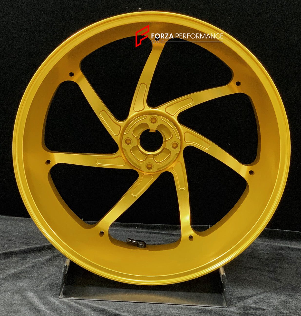 We manufacture premium quality forged motorcycle wheels rims for DUCATI HYPERMOTARD 698 MONO 950 950 RVE 950 SP in any design, size, color.

Wheel sizes (motorcycle spec):

Front: 3.5 x 17

Rear: 5.5 x 17

Weight:

Front: 3.8 kg (6.61 lbs)

Rear: 4.15 kg (8.82 lbs)


Finishing: Satin Gold

Forza Performance Group engineers and manufactures each forged motorcycle wheel individually per order. This ensures precise fitment, uncompromised strength, and unique styling. Whether for racing, touring, or daily use 