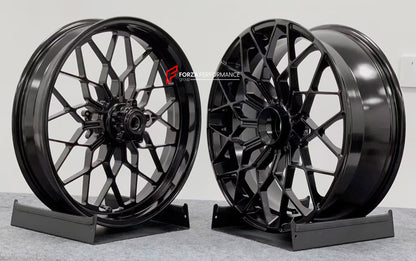 CUSTOM FORGED WHEELS RIMS F30 for DUCATI MULTISTRADA STREETFIGHTER V4RS V4 PIKES PEAK SPECIALE V4R V4S V4SP custom fit Ducati Lamborghini Special Edition Wheel Set