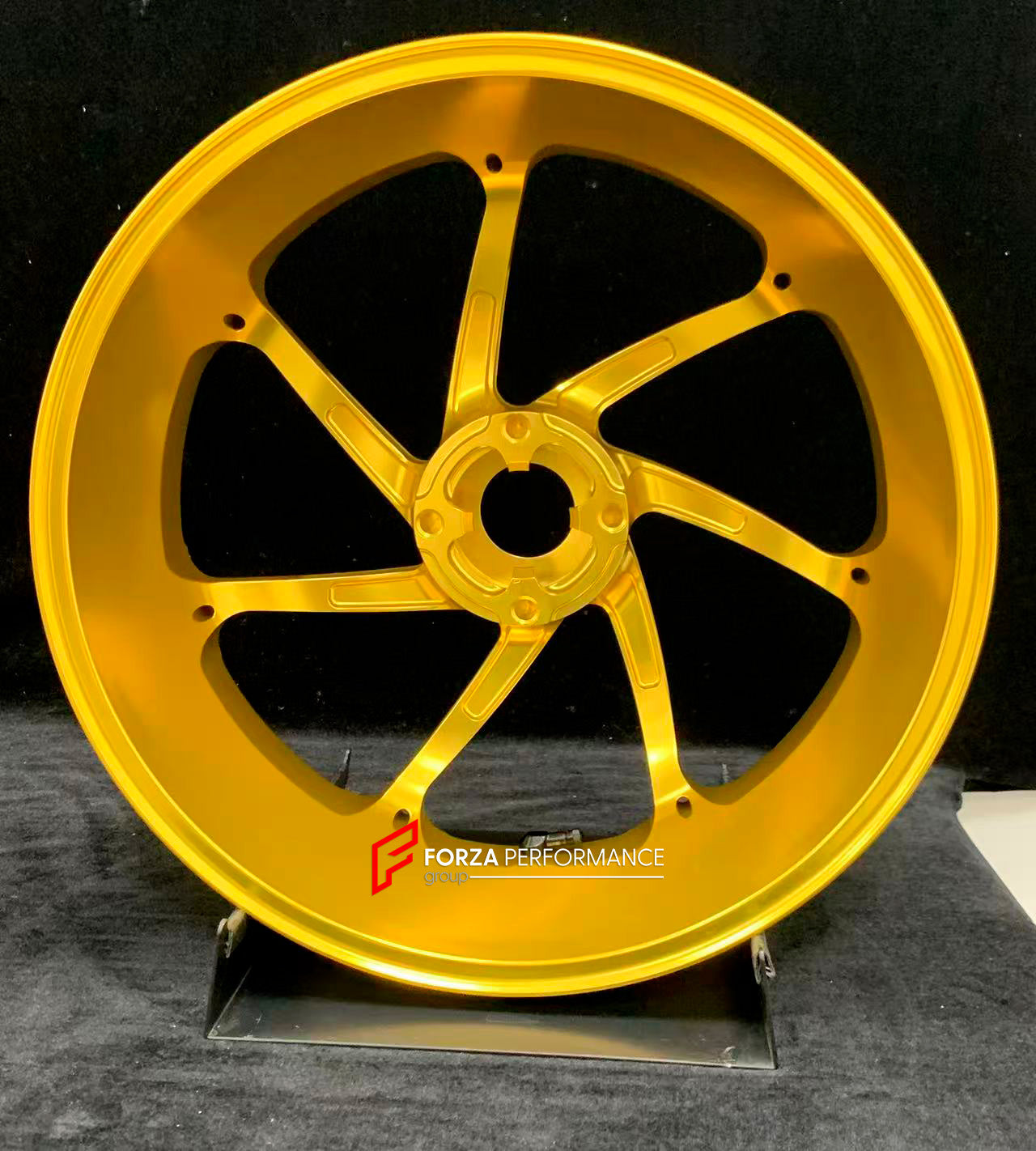 We manufacture premium quality forged motorcycle wheels rims for DUCATI PANIGALE V4 V4S V4R V4 SP2 in any design, size, color.

Wheel sizes (motorcycle spec):

Front: 3.5 x 17

Rear: 6 x 17

Weight:

Front: 3.95 kg (8.71 lbs)

Rear: 3.7 kg (8.16 lbs)


Finishing: Satin Gold

Forza Performance Group engineers and manufactures each forged motorcycle wheel individually per order. This ensures precise fitment, uncompromised strength, and unique styling. Whether for racing, touring, or daily use — our wheels are