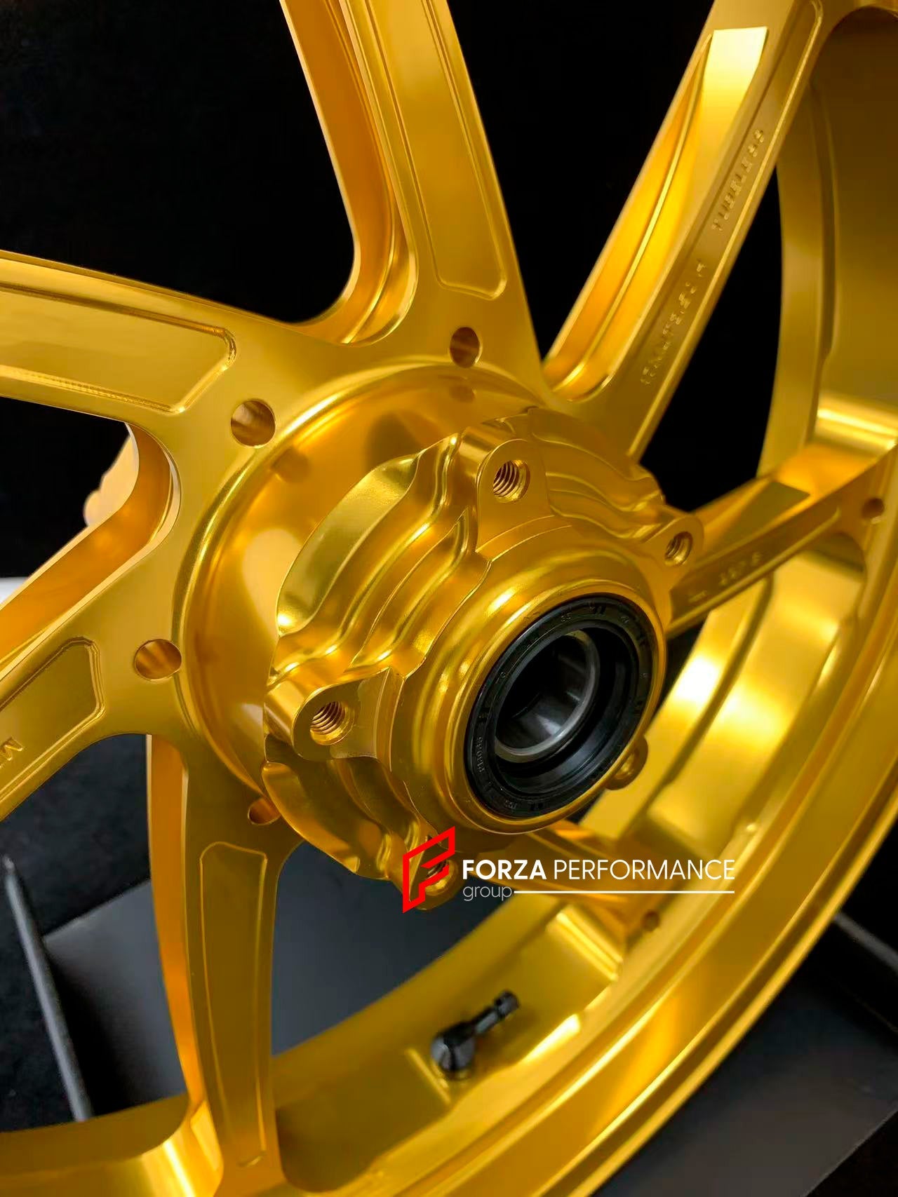 We manufacture premium quality forged motorcycle wheels rims for DUCATI PANIGALE V4 V4S V4R V4 SP2 in any design, size, color.

Wheel sizes (motorcycle spec):

Front: 3.5 x 17

Rear: 6 x 17

Weight:

Front: 3.95 kg (8.71 lbs)

Rear: 3.7 kg (8.16 lbs)


Finishing: Satin Gold

Forza Performance Group engineers and manufactures each forged motorcycle wheel individually per order. This ensures precise fitment, uncompromised strength, and unique styling. Whether for racing, touring, or daily use — our wheels are