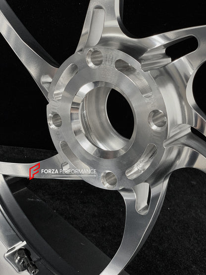 We manufacture premium quality forged motorcycle wheels rims for DUCATI PANIGALE V4 V4S V4R V4 SP2 in any design, size, color.

Wheel sizes (motorcycle spec):

Front: 3.5 x 17

Rear: 6 x 17

Weight:

Front: 4.15 kg (9.15 lbs)

Rear: 4.3 kg (9.48 lbs)


Finishing: Polished

Forza Performance Group engineers and manufactures each forged motorcycle wheel individually per order. This ensures precise fitment, uncompromised strength, and unique styling. Whether for racing, touring, or daily use — our wheels are b