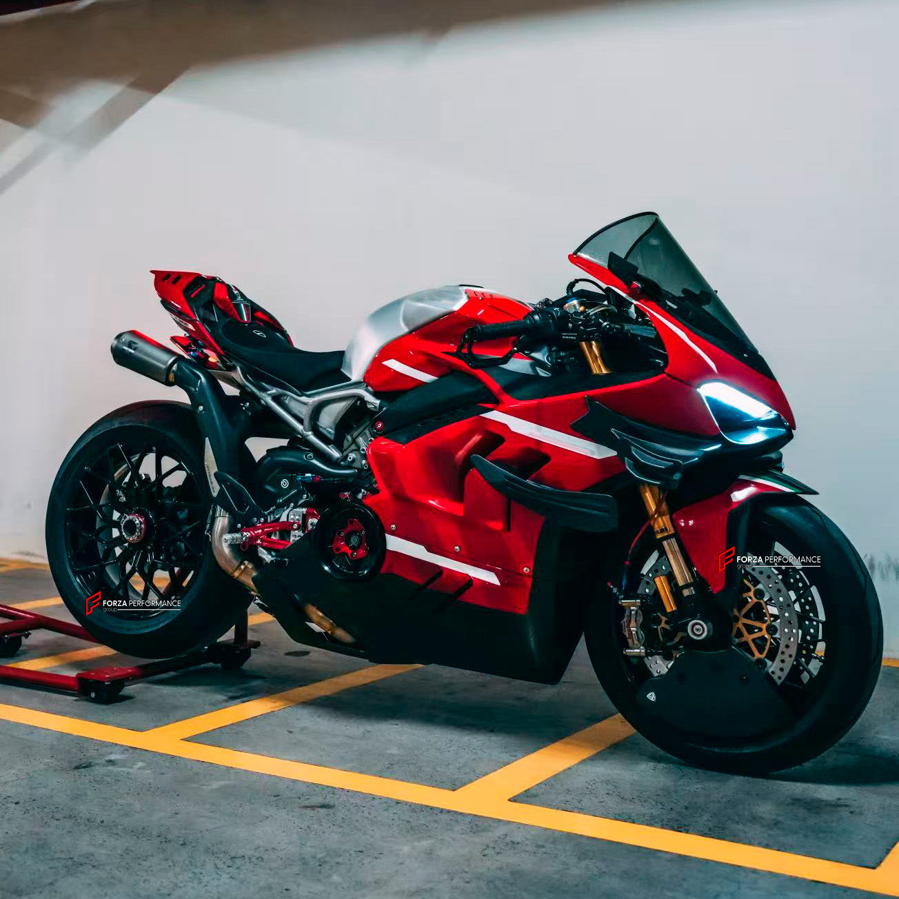 CUSTOM FORGED WHEELS RIMS F30 for DUCATI MULTISTRADA STREETFIGHTER V4RS V4 PIKES PEAK SPECIALE V4R V4S V4SP custom fit Ducati Lamborghini Special Edition Wheel Set