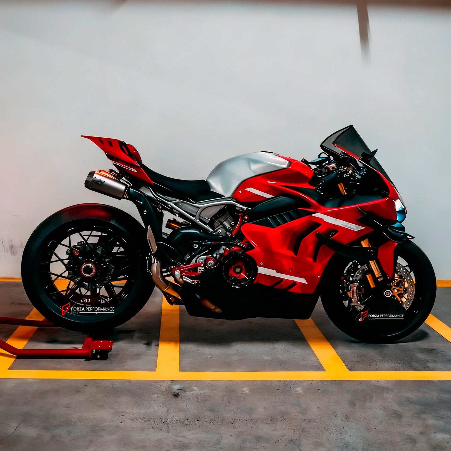 CUSTOM FORGED WHEELS RIMS F30 for DUCATI MULTISTRADA STREETFIGHTER V4RS V4 PIKES PEAK SPECIALE V4R V4S V4SP custom fit Ducati Lamborghini Special Edition Wheel Set