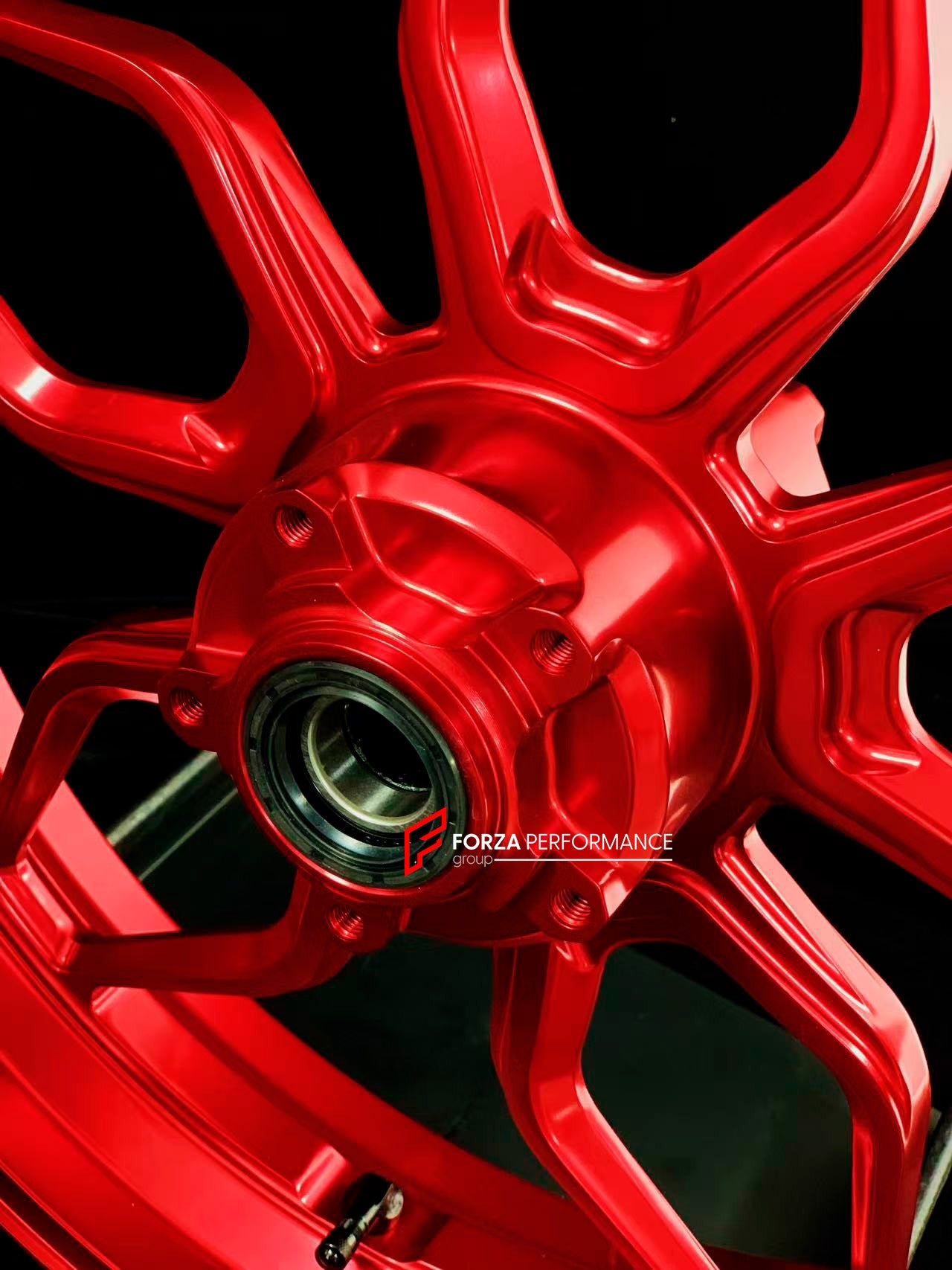 We manufacture premium quality forged motorcycle wheels rims for DUCATI PANIGALE V4 V4S V4R V4 SP2 in any design, size, color.

Wheel sizes (motorcycle spec):

Front: 3.5 x 17

Rear: 6 x 17

Weight:

Front: 4.3 kg (9.48 lbs)

Rear: 4.3 kg (9.48 lbs)


Finishing: Satin Red