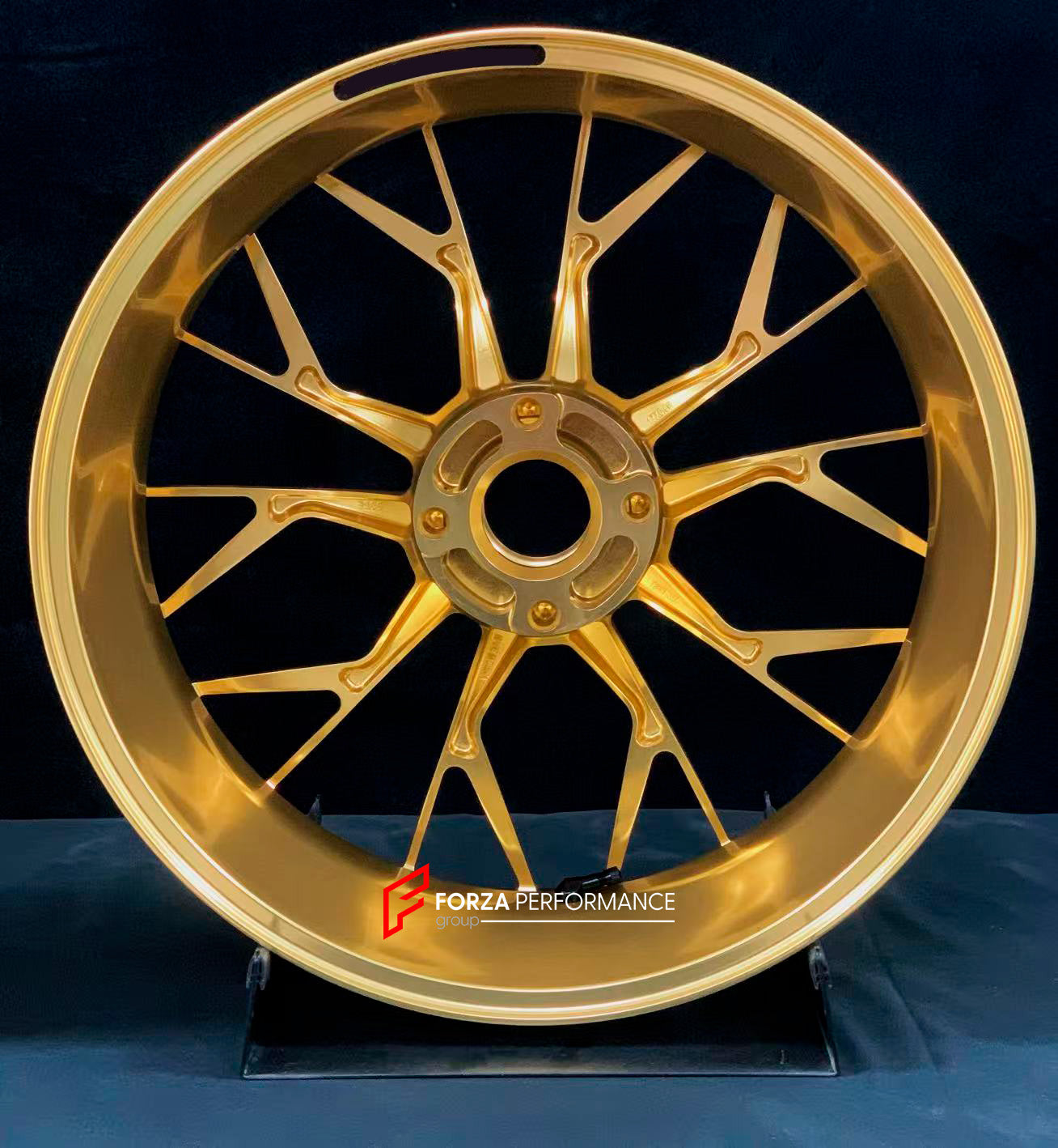 We manufacture premium quality forged motorcycle wheels rims for DUCATI PANIGALE V4 V4S V4R V4 SP2 in any design, size, color.

Wheel sizes (motorcycle spec):

Front: 3.5 x 17

Rear: 6 x 17

Weight:

Front: 4.1 kg (9.04 lbs)

Rear: 4.2 kg (9.26 lbs)


Finishing: Polished Bronze

Forza Performance Group engineers and manufactures each forged motorcycle wheel individually per order. This ensures precise fitment, uncompromised strength, and unique styling. Whether for racing, touring, or daily use — our wheels