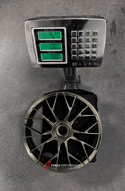 We manufacture premium quality forged motorcycle wheels rims for DUCATI PANIGALE V4 V4S V4R V4 SP2 in any design, size, color.

Wheel sizes (motorcycle spec):

Front: 3.5 x 17

Rear: 6 x 17

Weight:

Front: 4.1 kg (9.04 lbs)

Rear: 4.2 kg (9.26 lbs)


Finishing: Gloss Silver

Forza Performance Group engineers and manufactures each forged motorcycle wheel individually per order. This ensures precise fitment, uncompromised strength, and unique styling. Whether for racing, touring, or daily use — our wheels ar
