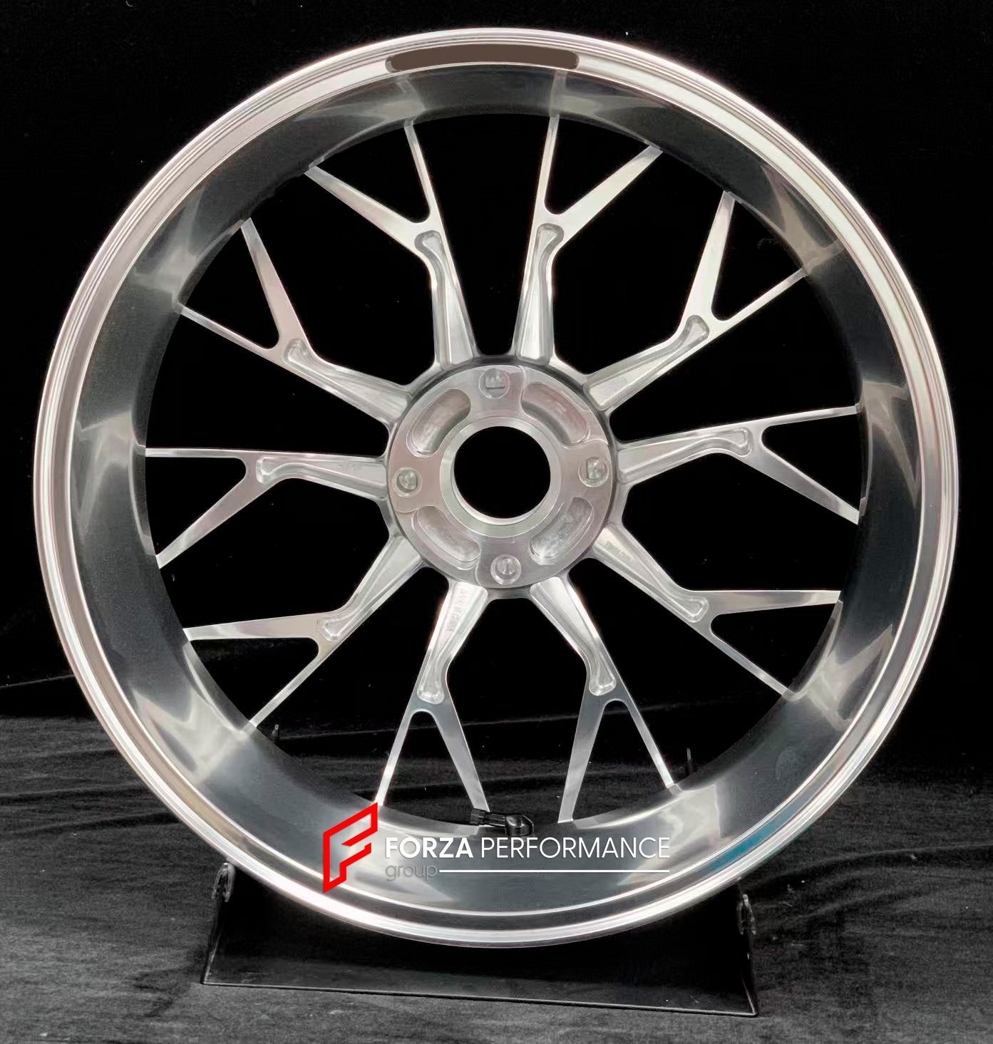We manufacture premium quality forged motorcycle wheels rims for DUCATI PANIGALE V4 V4S V4R V4 SP2 in any design, size, color.

Wheel sizes (motorcycle spec):

Front: 3.5 x 17

Rear: 6 x 17

Weight:

Front: 4.1 kg (9.04 lbs)

Rear: 4.2 kg (9.26 lbs)


Finishing: Polished

Forza Performance Group engineers and manufactures each forged motorcycle wheel individually per order. This ensures precise fitment, uncompromised strength, and unique styling. Whether for racing, touring, or daily use — our wheels are bu
