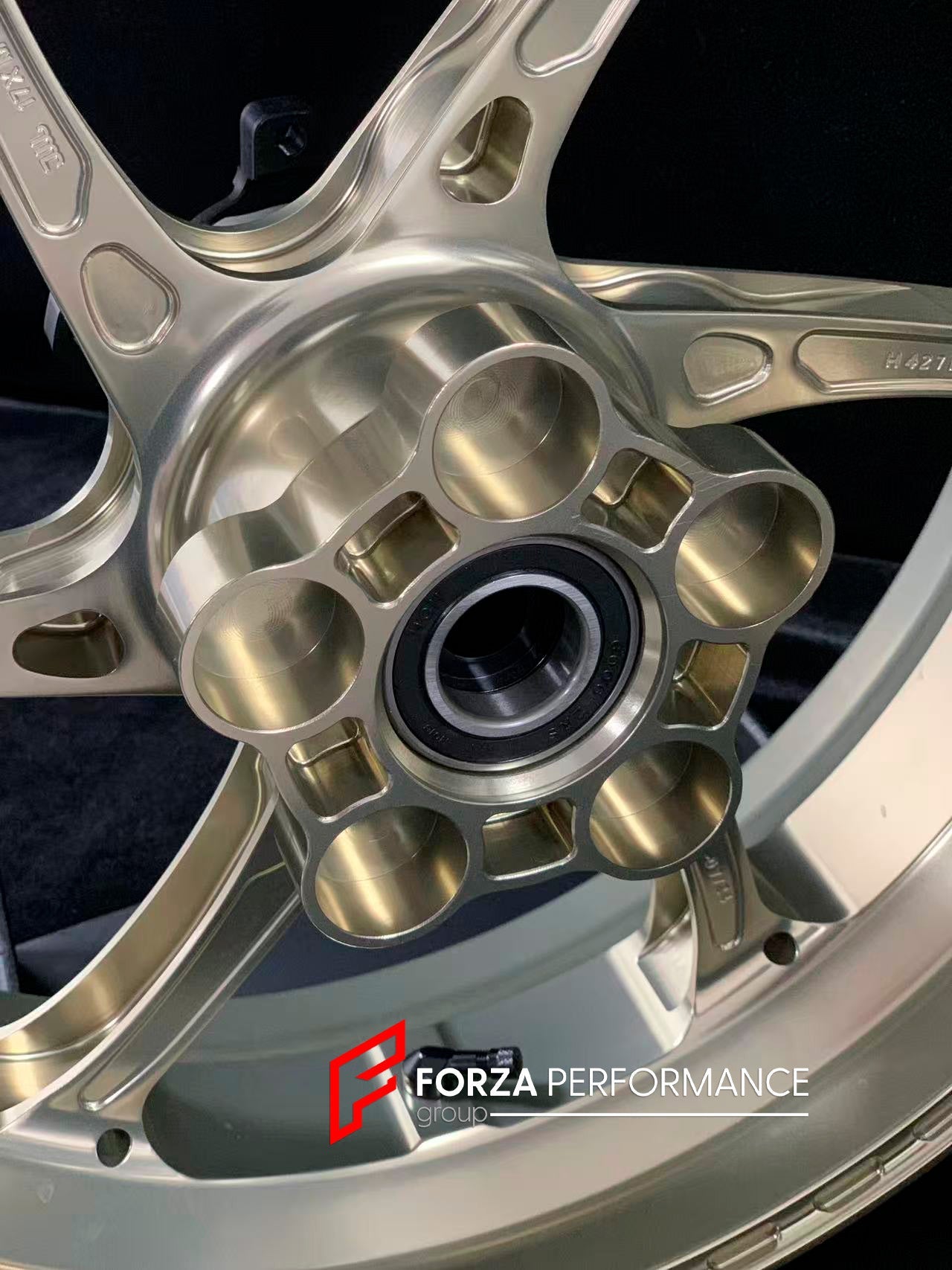 We manufacture premium quality forged motorcycle wheels rims for APRILIA RS660 in any design, size, color.

Wheel sizes (motorcycle spec):

Front: 3.5 x 17

Rear: 5.5 x 17

Weight:

Front: 3.75 kg (8.27 lbs)

Rear: 4.55 kg (10.03 lbs)


Finishing: Gloss Bronze

Forza Performance Group engineers and manufactures each forged motorcycle wheel individually per order. This ensures precise fitment, uncompromised strength, and unique styling. Whether for racing, touring, or daily use — our wheels are built for bot