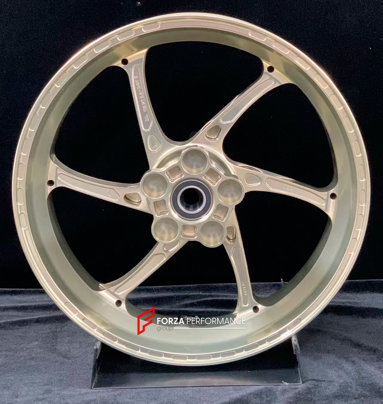 We manufacture premium quality forged motorcycle wheels rims for APRILIA RS660 in any design, size, color.

Wheel sizes (motorcycle spec):

Front: 3.5 x 17

Rear: 5.5 x 17

Weight:

Front: 3.75 kg (8.27 lbs)

Rear: 4.55 kg (10.03 lbs)


Finishing: Gloss Bronze

Forza Performance Group engineers and manufactures each forged motorcycle wheel individually per order. This ensures precise fitment, uncompromised strength, and unique styling. Whether for racing, touring, or daily use — our wheels are built for bot