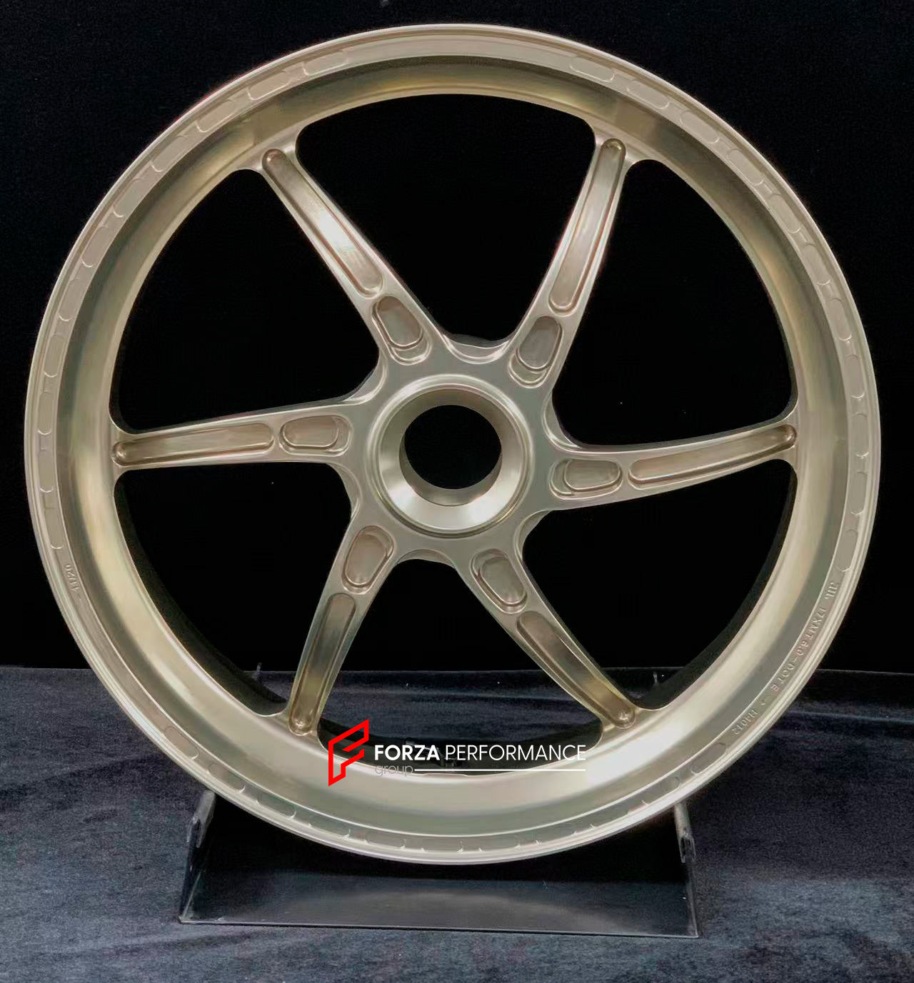 We manufacture premium quality forged motorcycle wheels rims for DUCATI PANIGALE V4 V4S V4R V4 SP2 in any design, size, color.

Wheel sizes (motorcycle spec):

Front: 3.5 x 17

Rear: 6 x 17

Weight:

Front: 3.4 kg (7.45 lbs)

Rear: 3.6 kg (7.94 lbs)


Finishing: Satin Bronze

Forza Performance Group engineers and manufactures each forged motorcycle wheel individually per order. This ensures precise fitment, uncompromised strength, and unique styling. Whether for racing, touring, or daily use — our wheels ar