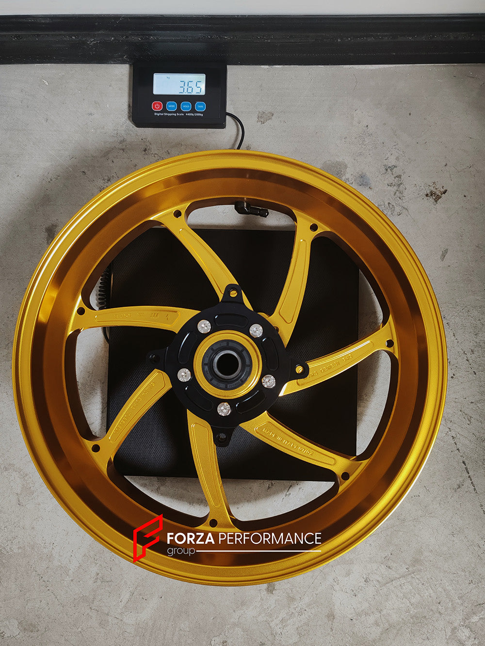 We manufacture premium quality forged motorcycle wheels rims for HONDA FORZA 750 in any design, size, color.

Wheel sizes (motorcycle spec):

Front: 3.5 x 17

Rear: 4.5 x 15

Weight:

Front: 3.65 kg (8.05 lbs)

Rear: 3.64 kg (8.02 lbs)


Finishing: Gloss Gold

Forza Performance Group engineers and manufactures each forged motorcycle wheel individually per order. This ensures precise fitment, uncompromised strength, and unique styling. Whether for racing, touring, or daily use — our wheels are built for both