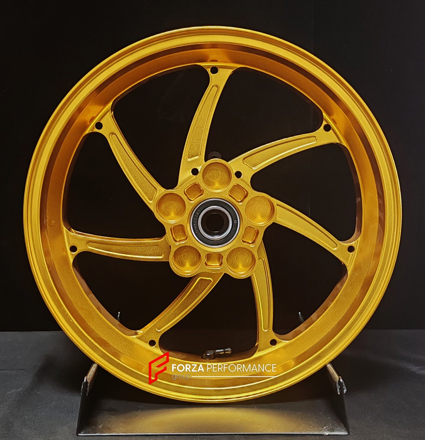 We manufacture premium quality forged motorcycle wheels rims for HONDA FORZA 750 in any design, size, color.

Wheel sizes (motorcycle spec):

Front: 3.5 x 17

Rear: 4.5 x 15

Weight:

Front: 3.65 kg (8.05 lbs)

Rear: 3.64 kg (8.02 lbs)


Finishing: Gloss Gold

Forza Performance Group engineers and manufactures each forged motorcycle wheel individually per order. This ensures precise fitment, uncompromised strength, and unique styling. Whether for racing, touring, or daily use — our wheels are built for both
