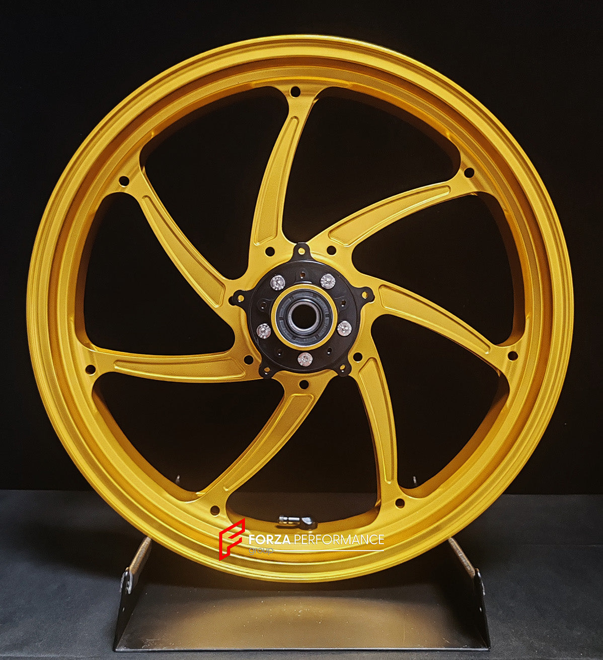 We manufacture premium quality forged motorcycle wheels rims for HONDA FORZA 750 in any design, size, color.

Wheel sizes (motorcycle spec):

Front: 3.5 x 17

Rear: 4.5 x 15

Weight:

Front: 3.65 kg (8.05 lbs)

Rear: 3.64 kg (8.02 lbs)


Finishing: Gloss Gold

Forza Performance Group engineers and manufactures each forged motorcycle wheel individually per order. This ensures precise fitment, uncompromised strength, and unique styling. Whether for racing, touring, or daily use — our wheels are built for both