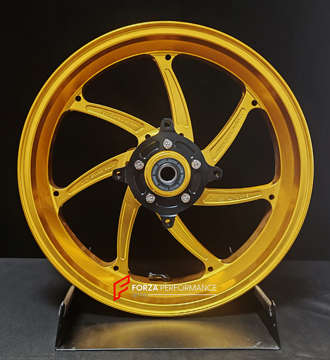 We manufacture premium quality forged motorcycle wheels rims for HONDA FORZA 750 in any design, size, color.

Wheel sizes (motorcycle spec):

Front: 3.5 x 17

Rear: 4.5 x 15

Weight:

Front: 3.65 kg (8.05 lbs)

Rear: 3.64 kg (8.02 lbs)


Finishing: Gloss Gold

Forza Performance Group engineers and manufactures each forged motorcycle wheel individually per order. This ensures precise fitment, uncompromised strength, and unique styling. Whether for racing, touring, or daily use — our wheels are built for both