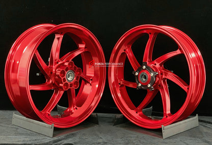 We manufacture premium quality forged motorcycle wheels rims for HONDA X ADV 750 in any design, size, color.

Wheel sizes (motorcycle spec):

Front: 3.5 x 17

Rear: 4.5 x 15

Weight:

Front: 4.3 kg (9.48 lbs)

Rear: 4.7 kg (10.36 lbs)


Finishing: Gloss Red

Forza Performance Group engineers and manufactures each forged motorcycle wheel individually per order. This ensures precise fitment, uncompromised strength, and unique styling. Whether for racing, touring, or daily use — our wheels are built for both p
