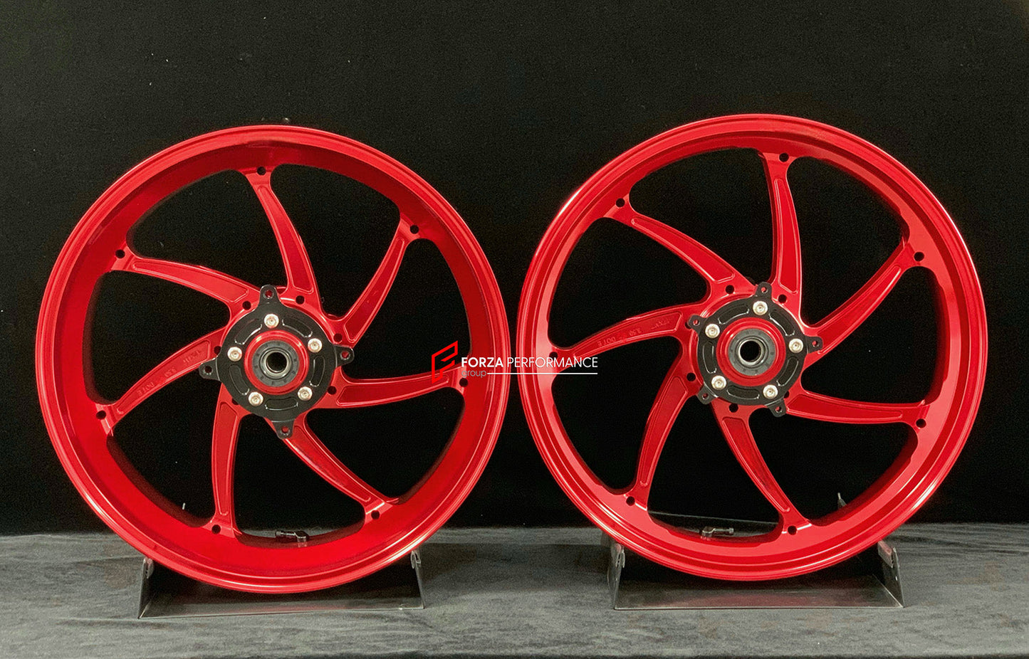 We manufacture premium quality forged motorcycle wheels rims for HONDA X ADV 750 in any design, size, color.

Wheel sizes (motorcycle spec):

Front: 3.5 x 17

Rear: 4.5 x 15

Weight:

Front: 4.3 kg (9.48 lbs)

Rear: 4.7 kg (10.36 lbs)


Finishing: Gloss Red

Forza Performance Group engineers and manufactures each forged motorcycle wheel individually per order. This ensures precise fitment, uncompromised strength, and unique styling. Whether for racing, touring, or daily use — our wheels are built for both p