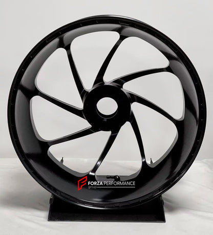 We manufacture premium quality forged motorcycle wheels rims for DUCATI PANIGALE V4 V4S V4R V4 SP2 in any design, size, color.

Wheel sizes (motorcycle spec):

Front: 3.5 x 17

Rear: 6 x 17

Weight:

Front: 4.1 kg (9.04 lbs)

Rear: 3.75 kg (8.27 lbs)


Finishing: Satin Black

Forza Performance Group engineers and manufactures each forged motorcycle wheel individually per order. This ensures precise fitment, uncompromised strength, and unique styling. Whether for racing, touring, or daily use — our wheels ar