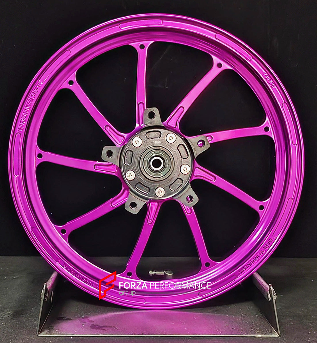 We manufacture premium quality forged motorcycle wheels rims for HONDA PCX 125 150 160 in any design, size, color.

Wheel sizes (motorcycle spec):

Front: 2.75 x 14

Rear: 3.5 x 13

Weight:

Front: 2.85 kg (6.28 lbs)

Rear: 3.4 kg (7.5 lbs)


Finishing: Gloss Pink

Forza Performance Group engineers and manufactures each forged motorcycle wheel individually per order. This ensures precise fitment, uncompromised strength, and unique styling. Whether for racing, touring, or daily use — our wheels are built for