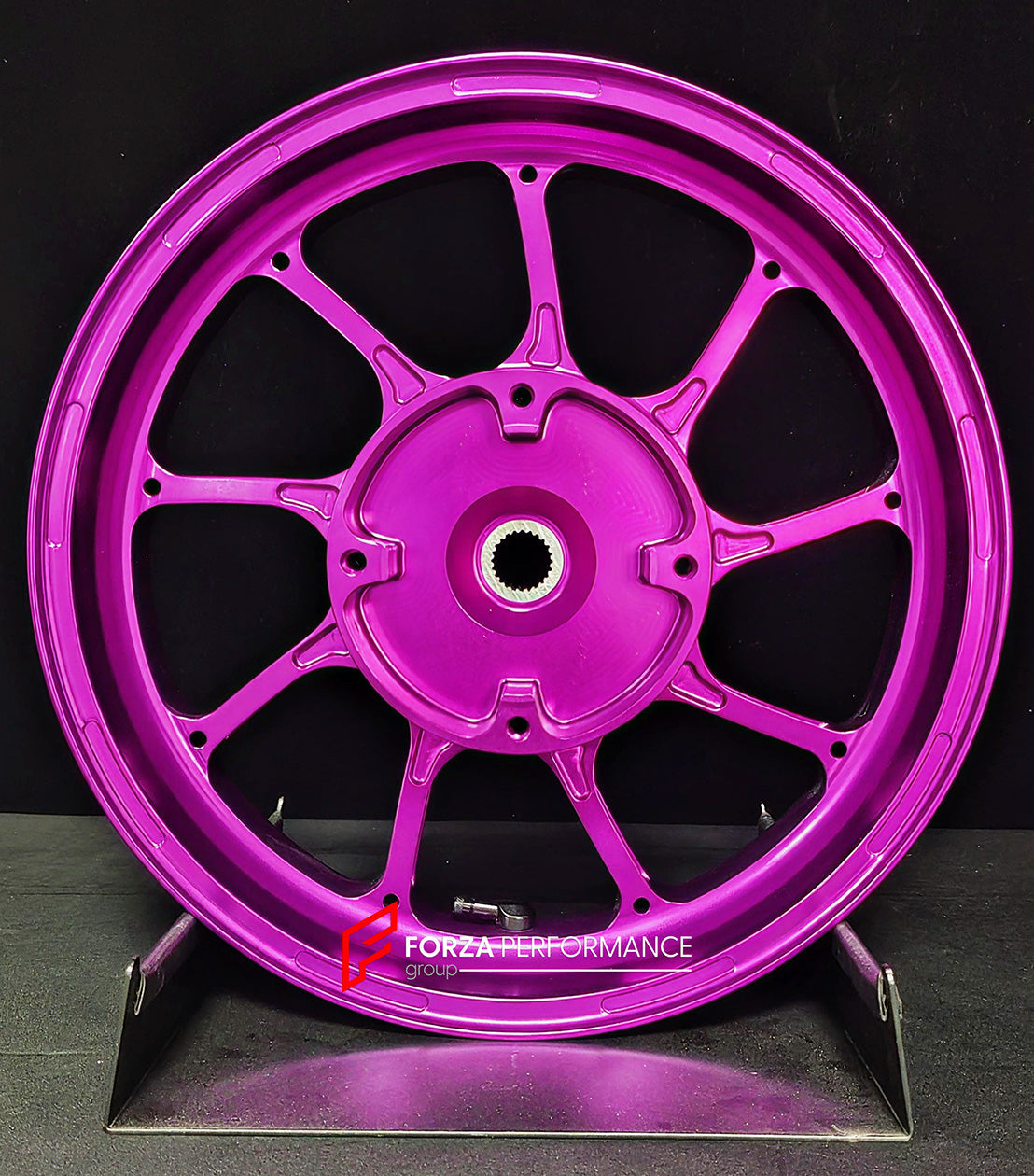 We manufacture premium quality forged motorcycle wheels rims for HONDA PCX 125 150 160 in any design, size, color.

Wheel sizes (motorcycle spec):

Front: 2.75 x 14

Rear: 3.5 x 13

Weight:

Front: 2.85 kg (6.28 lbs)

Rear: 3.4 kg (7.5 lbs)


Finishing: Gloss Pink

Forza Performance Group engineers and manufactures each forged motorcycle wheel individually per order. This ensures precise fitment, uncompromised strength, and unique styling. Whether for racing, touring, or daily use — our wheels are built for