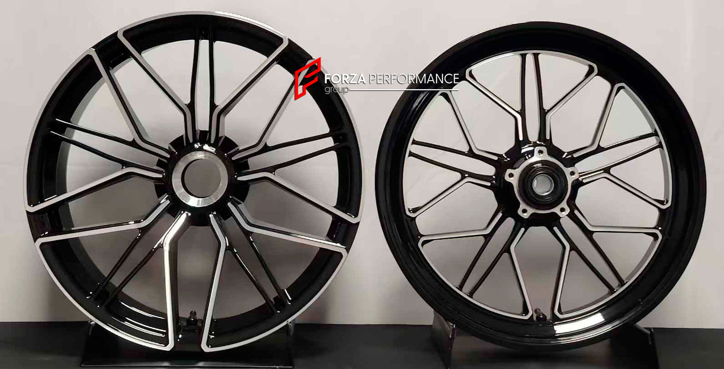 We manufacture premium quality forged motorcycle wheels rims for DUCATI DIAVEL 1200 1260 V4 in any design, size, color.

Wheel sizes (motorcycle spec):

Front: 3.5 x 17

Rear: 8.0 x 17

Finishing: Gloss Black with Machined Face

Forza Performance Group engineers and manufactures each forged motorcycle wheel individually per order. This ensures precise fitment, uncompromised strength, and unique styling. Whether for racing, touring, or daily use — our wheels are built for both performance and design.

Advant