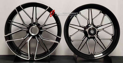 We manufacture premium quality forged motorcycle wheels rims for DUCATI DIAVEL 1200 1260 V4 in any design, size, color.

Wheel sizes (motorcycle spec):

Front: 3.5 x 17

Rear: 8.0 x 17

Finishing: Gloss Black with Machined Face

Forza Performance Group engineers and manufactures each forged motorcycle wheel individually per order. This ensures precise fitment, uncompromised strength, and unique styling. Whether for racing, touring, or daily use — our wheels are built for both performance and design.

Advant