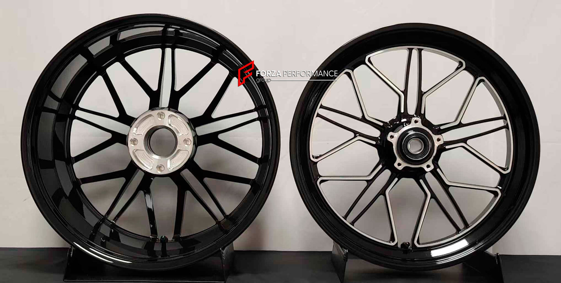 We manufacture premium quality forged motorcycle wheels rims for DUCATI DIAVEL 1200 1260 V4 in any design, size, color.

Wheel sizes (motorcycle spec):

Front: 3.5 x 17

Rear: 8.0 x 17

Finishing: Gloss Black with Machined Face

Forza Performance Group engineers and manufactures each forged motorcycle wheel individually per order. This ensures precise fitment, uncompromised strength, and unique styling. Whether for racing, touring, or daily use — our wheels are built for both performance and design.

Advant