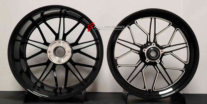 We manufacture premium quality forged motorcycle wheels rims for DUCATI DIAVEL 1200 1260 V4 in any design, size, color.

Wheel sizes (motorcycle spec):

Front: 3.5 x 17

Rear: 8.0 x 17

Finishing: Gloss Black with Machined Face

Forza Performance Group engineers and manufactures each forged motorcycle wheel individually per order. This ensures precise fitment, uncompromised strength, and unique styling. Whether for racing, touring, or daily use — our wheels are built for both performance and design.

Advant