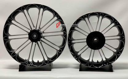 CUSTOM FORGED WHEELS RIMS for HARLEY DAVIDSON FAT BOY HERITAGE CLASSIC LOW RIDER S FAT BOB SOFTAIL SLIM STREET BOB