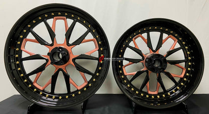 CUSTOM FORGED WHEELS RIMS for HARLEY DAVIDSON FAT BOY HERITAGE CLASSIC LOW RIDER S FAT BOB SOFTAIL SLIM STREET BOB